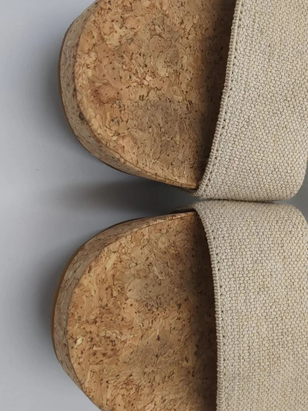 Lucky Brand Strappy Cork Heel Wedge sandal Women's size 7.5